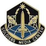 US Army Unit Crest: US Army Soldier's Media Center - MOTTO: SOLDIERS MEDIA CENTER