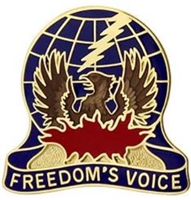 US Army Unit Crest: Air Traffic Services Command - MOTTO: FREEDOM'S VOICE
