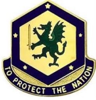 US Army Unit Crest: 48th Chemical Brigade - MOTTO: TO PROTECT THE NATION