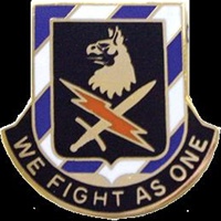 US Army Unit Crest: Special Troops Battalion 2nd Brigade - 3rd Infantry Division - MOTTO: WE FIGHT AS ONE