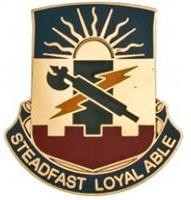 US Army Unit Crest: Special Troops Battalion 4th Brigade Combat Team - 1st Armored Division - MOTTO: STEADFAST, LOYAL, ABLE