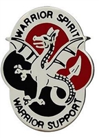 US Army Unit Crest: 530th Support Battalion - MOTTO: WARRIOR SPIRIT, WARRIOR SUPPORT