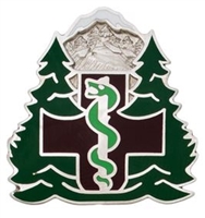 US Army Unit Crest: Medical Department Activity - Fort Drum - NO MOTTO