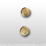 US Army Jewelry: Gold Plated Shirt Studs - Pair