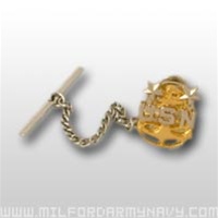 US Navy Enlisted Insignia Jewelry: E-9 Master Chief Petty Officer (MCPO) - Tie Tac