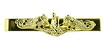 US Navy Insignia Tie Bar: Submarine - Officer - Gold