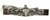 US Navy Insignia Tie Bar: Surface Warfare - Enlisted - Silver
