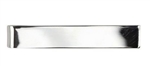 US Navy Plain Tie Bar: Silver Mirror - No Emblem