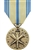 Full-Size Medal: Armed Forces Reserve - Army - Reverse has a Minuteman in front of a circle with 13 stars