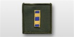 US Navy Officer Flight Suit Rank: W-2 Chief Warrant Officer Two (CWO-2) - Embroidered on OD Green