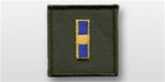 US Navy Officer Flight Suit Rank: W-1 Warrant Officer One (WO-1) - Embroidered on OD Green