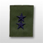 USAF Officer GoreTex Jacket Tab:  O-8 Major General (Maj Gen) - Embroidered - For BDU - 2 Star