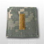 US Army ACU Rank with Hook Closure:  O-1 Second Lieutenant (2LT)