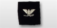 USMC Evening Dress Rank:  O-6 Colonel (Col) - Embroidered on a 2" x 2" Cutout - For Male or Female