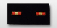 USMC Evening Dress Rank: W-1 Warrant Officer One (WO-1) - Embroidered on a 2" x 2" Cutout - For Male or Female