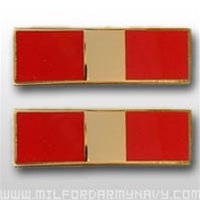 USMC Officer Coat Insignia: W-1 Warrant Officer One (WO-1) - Gold Mirror Finish