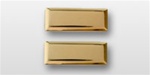 USAF Officer Miniature Collar Insignia Size:  O-1 Second Lieutenant (2d Lt) (24k Gold Plated) - For Shirt - Medical Only