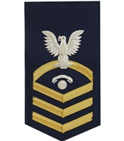 USCG Chief Petty Officer Rating Badge with Specialty:  E-7  Telecommunications Specialist (TC)