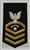 US Navy Chief Petty Officer Rating Badge with Specialty - E7: IC - Interior Communication Electrician - Male - Vanfine - Gold on Blue