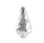 Attachment: Arrowhead - Silver 1/4" - For Ribbon or Full Size Medal