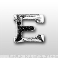 Attachment:      Silver Letter "E" (Large) - For Ribbon or Full Size Medal