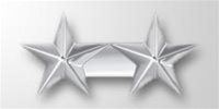 Attachment:     Silver Star 3/16" - 2 On A Bar - For Ribbon or Full Size Medal