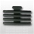 Ribbon Mount: 13 Ribbons - Metal - 1/8" Space - Black Finish - Rows of 3 - for Army