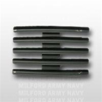 Ribbon Mount: 15 Ribbons - Metal - 1/8" Space - Black Finish - Rows of 3 - for Army