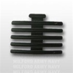 Ribbon Mount: 16 Ribbons - Metal - 1/8" Space - Black Finish - Rows of 3 - for Army