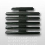 Ribbon Mount: 17 Ribbons - Metal - 1/8" Space - Black Finish - Rows of 3 - for Army