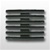 Ribbon Mount: 18 Ribbons - Metal - 1/8" Space - Black Finish - Rows of 3 - for Army