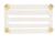 Ribbon Mount: 15 Ribbons - Clear Plastic - 1/8" Space - for Army