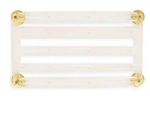 Ribbon Mount: 15 Ribbons - Clear Plastic - 1/8" Space - for Army