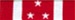 US Military Ribbon: Philippine Defense with Printed Stars - Republic of the Philippines