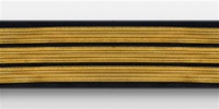 US Army Service Stripes For Female Blue Uniform: 3 Stripes