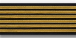 US Army Service Stripes For Female Blue Uniform: 6 Stripes