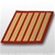 USMC Male Service Stripes - Gold Embroidered on Red: Set Of 6