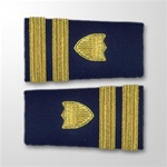 USCG Female Enhanced Shoulder Marks:  O-3 Lieutenant (LT)