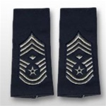 USAF Female Small Epaulets - Enlisted: E-9 Chief Master Sergeant (CMSgt) with Diamond