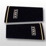 US Army Large Epaulets:   W-5 Chief Warrant Officer Five (CW5) - Male - For Commando Sweater Or Shirt - Rayon Embroidered