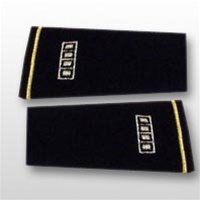 US Army Large Epaulets:   W-5 Chief Warrant Officer Five (CW5) - Male - For Commando Sweater Or Shirt - Rayon Embroidered