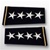 US Army Large Epaulets: O-10 General (GEN) - Male - For Commando Sweater Or Shirt - Rayon Embroidered