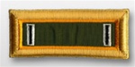 US Army Male Shoulder Straps: MILITARY POLICE - WO5 - Nylon