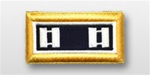 US Army Female Shoulder Straps: JUDGE ADVOCATE GENERAL - Captain - Nylon