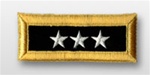 US Army Male Shoulder Straps:  O-9 Lieutenant General (LTG) - Nylon