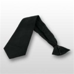 US Army Tie: Pre-Tied Blac Dacron/Wool 3-1/8"