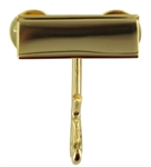 Whistle Holder: 24k Gold Plated with Hook