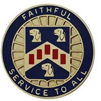 US Army Unit Crest: 408th Personnel Services Battalion - Motto: FAITHFUL SERVICE TO ALL