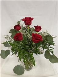 Half-Dozen Long-Stemmed Roses