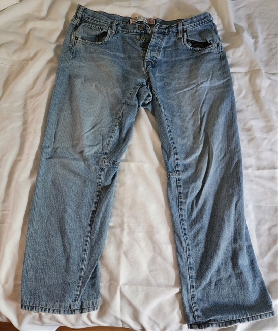 Fox Racing Jeans Fox Denim Relaxed Loose Fit Mens Size 36 x 30, 2nd Hand